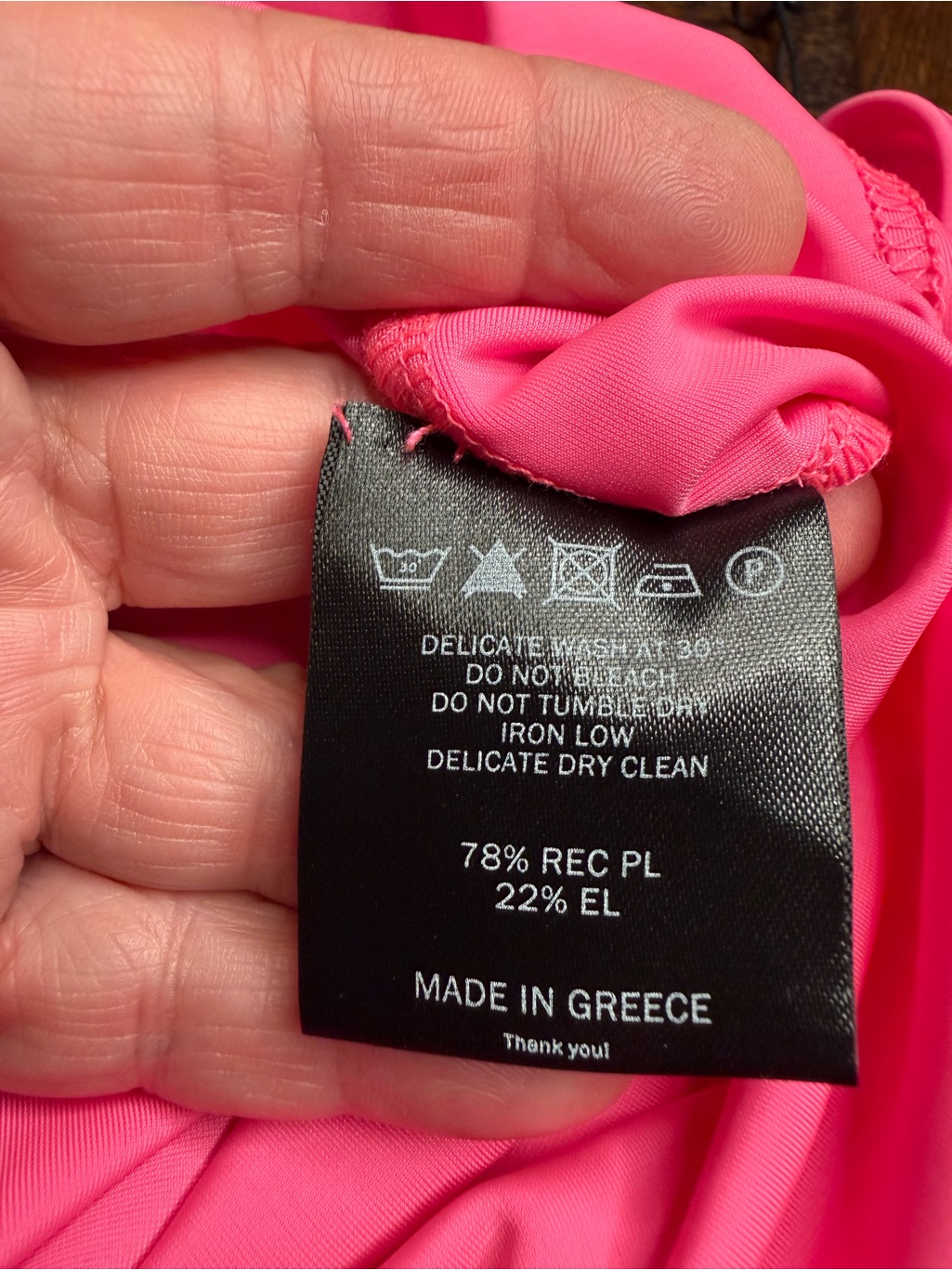 Ottolinger Pink Asymmetrical Criss Cross Cutout Halter Top Size M — image 8 of 8